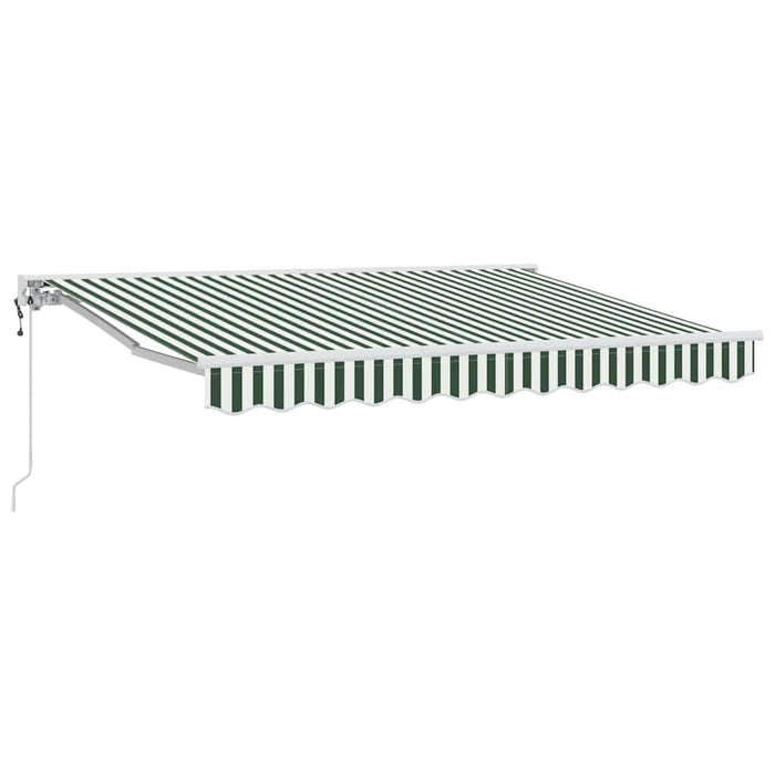Cadru de copertină Verde și alb 350 x 200 cm WALTI