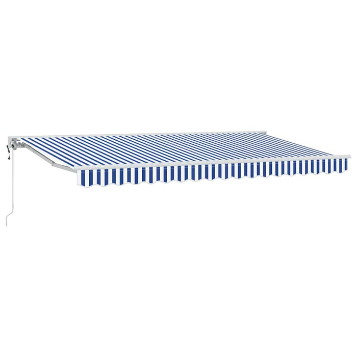 Cortina Retractabilă Albastru și Alb 400 x 200 cm - WALTI WALTI