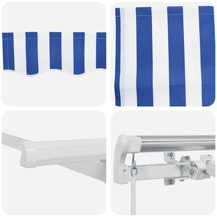 Cortina Retractabilă Manual albastru 400 x 200 cm țesătură - WALTI WALTI