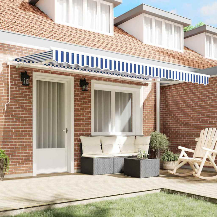 Cortina Retractabilă Manual albastru 400 x 200 cm țesătură - WALTI WALTI