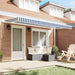 Cortina Retractabilă Manual albastru 400 x 200 cm țesătură - WALTI WALTI