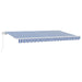 Cortina Retractabilă Manual albastru 400 x 200 cm țesătură - WALTI WALTI