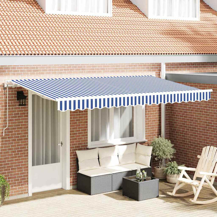 Cortina Retractabilă albastru 400 x 200 cm țesătură - WALTI WALTI