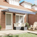 Cortina Retractabilă albastru 400 x 200 cm țesătură - WALTI WALTI