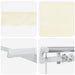 Cortina Retractabilă Manual Crem 400 x 200 cm țesătură - WALTI WALTI
