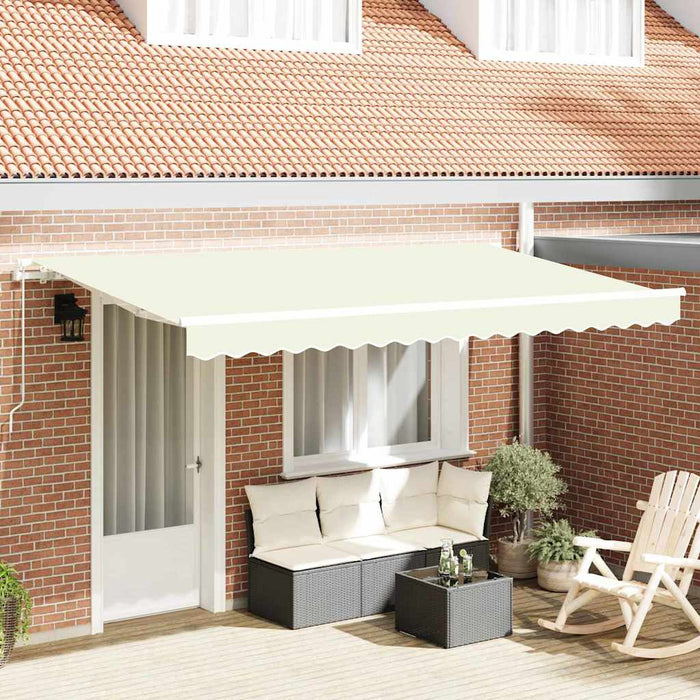 Cortina Retractabilă Manual Crem 400 x 200 cm țesătură - WALTI WALTI