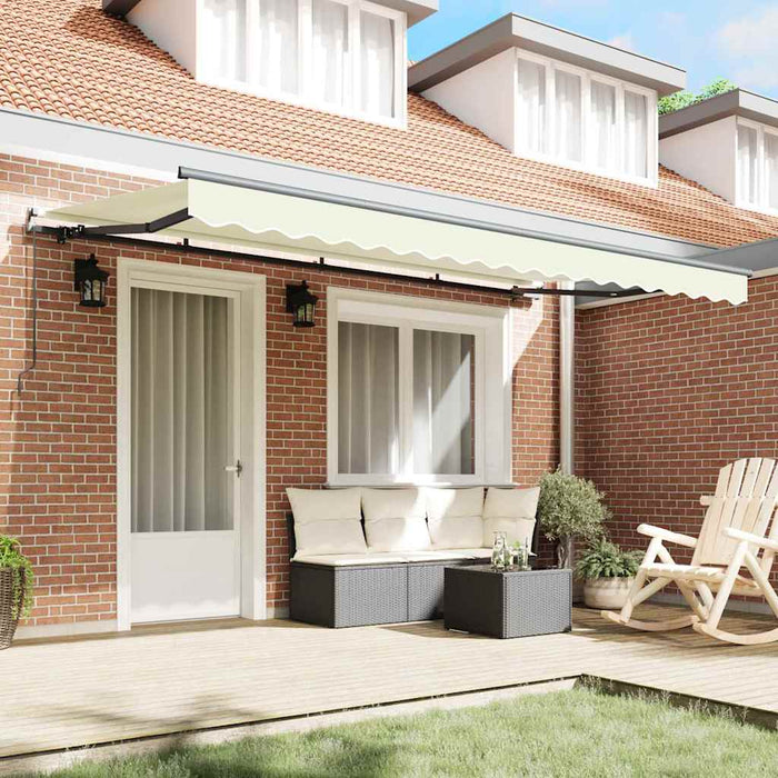 Cortina Retractabilă Manual Crem 400 x 200 cm țesătură - WALTI WALTI