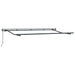 Cortina Retractabilă Manual Albastru și Alb 400 x 200 cm - WALTI WALTI