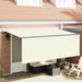 Cortina Retractabilă Manual Crem Antracit Maro 400 x 200 cm - WALTI WALTI