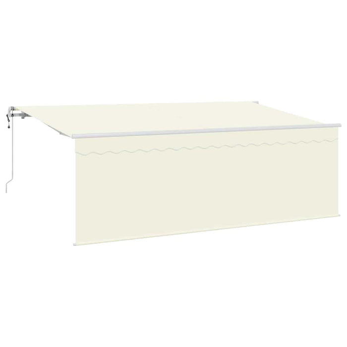 Cortina Retractabilă Crem Alb Maro 400 x 200 cm - WALTI WALTI