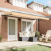 Cortina Retractabilă Manual Galben 400 x 200 cm țesătură - WALTI WALTI