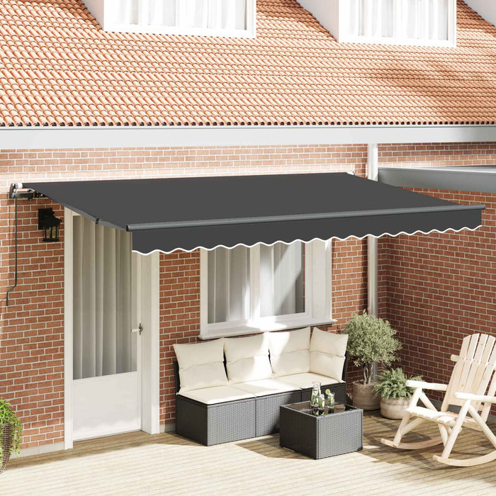 Cortina Retractabilă Antracit 400 x 200 cm țesătură - WALTI WALTI