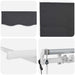 Cortina Retractabilă Antracit 400 x 200 cm - WALTI WALTI