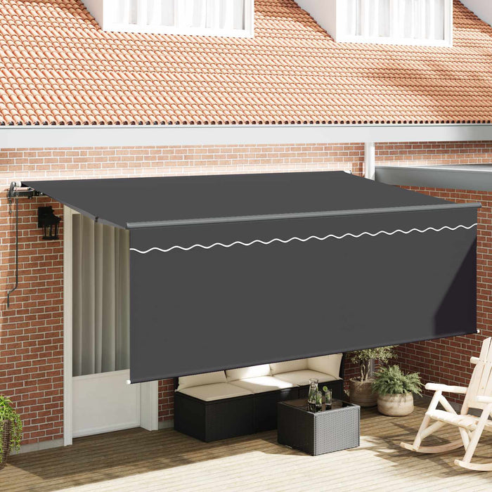 Cortina Retractabilă Antracit 400 x 200 cm - WALTI WALTI