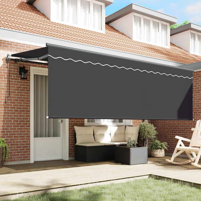 Cortina Retractabilă Antracit 400 x 200 cm - WALTI WALTI