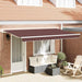 Cortina Retractabilă Manual Maro 400 x 200 cm țesătură - WALTI WALTI