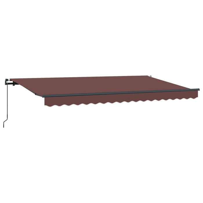 Cortina Retractabilă Manual Maro 400 x 200 cm țesătură - WALTI WALTI