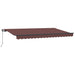 Cortina Retractabilă Manual Maro 400 x 200 cm țesătură - WALTI WALTI