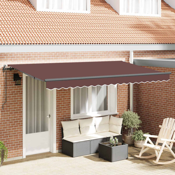 Cortina Retractabilă Maro 400 x 200 cm țesătură - WALTI WALTI