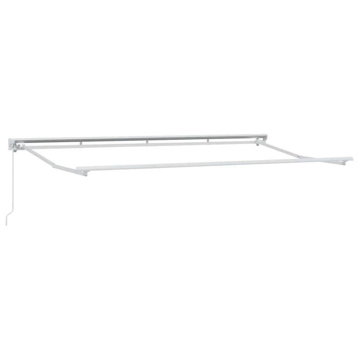 Cortina Retractabilă Manual Antracit și Alb 400 x 200 cm - WALTI WALTI