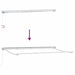 Cortina Retractabilă Manual Antracit și Alb 400 x 200 cm - WALTI WALTI