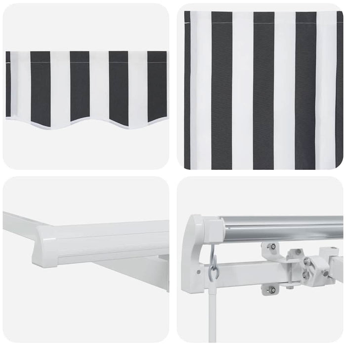 Cortina Retractabilă Manual Antracit 400 x 200 cm țesătură - WALTI WALTI