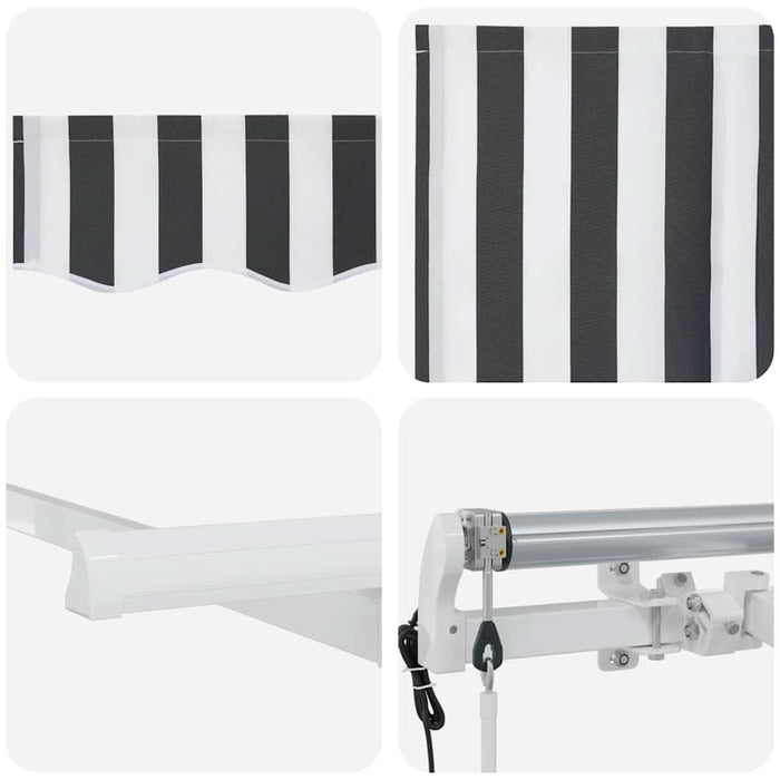 Cortina Retractabilă Antracit 400 x 200 cm țesătură - WALTI WALTI