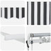 Cortina Retractabilă Antracit 400 x 200 cm țesătură - WALTI WALTI
