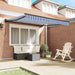 Cortina Retractabilă Manual Albastru și Alb 300 x 250 cm - WALTI WALTI
