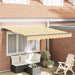 Cortina Retractabilă Manual Galben și alb 300x250 cm țesătură - WALTI WALTI