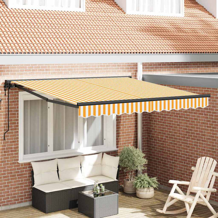 Cortina Retractabilă Galben și alb 300 x 250 cm - WALTI WALTI