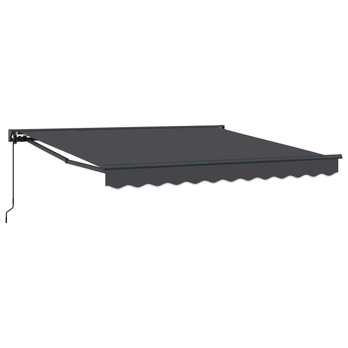 Cortina Retractabilă Antracit 300 x 250 cm Poliester și metal - WALTI WALTI