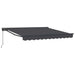 Cortina Retractabilă Antracit 300 x 250 cm Poliester și metal - WALTI WALTI