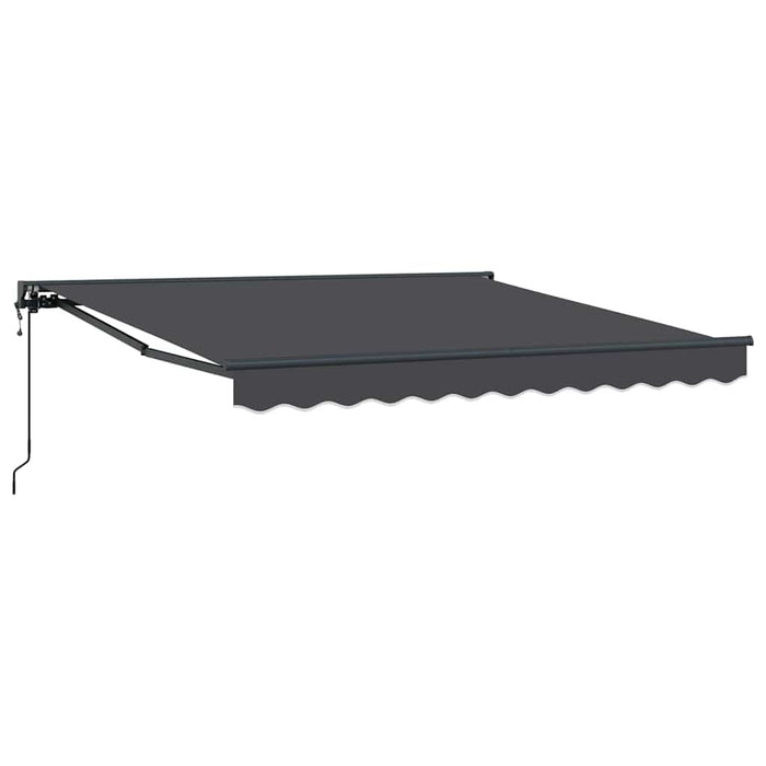 Cortina Retractabilă Antracit 300 x 250 cm Poliester și metal - WALTI WALTI