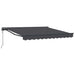 Cortina Retractabilă Antracit 300 x 250 cm Poliester și metal - WALTI WALTI
