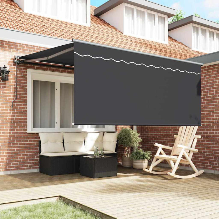 Cortina Retractabilă Manual Antracit 300 x 250 cm Tesatura - WALTI WALTI