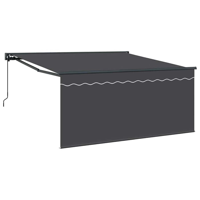 Cortina Retractabilă Manual Antracit 300 x 250 cm Tesatura - WALTI WALTI