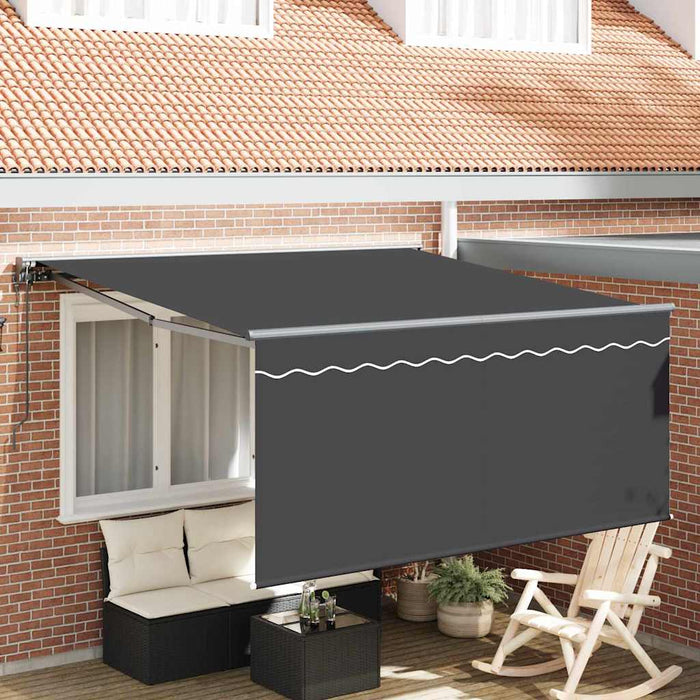 Cortina Retractabilă Antracit 300 x 250 cm Tesatura - WALTI WALTI