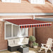 Cortina Retractabilă Manual Portocalie și maro 300 x 250 cm - WALTI WALTI