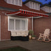 Cortina Retractabilă Portocalie și maro 300 x 250 cm - WALTI WALTI