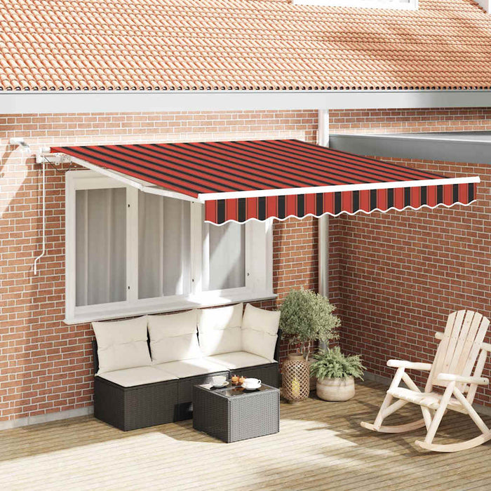 Cortina Retractabilă Portocalie și maro 300 x 250 cm - WALTI WALTI