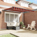 Cortina Retractabilă Manual portocaliu și maro 300 x 250 cm - WALTI WALTI