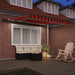 Cortina Retractabilă portocaliu și maro 300 x 250 cm țesătură - WALTI WALTI