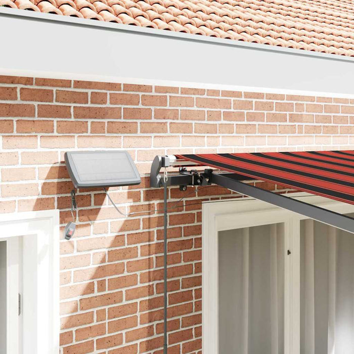Cortina Retractabilă portocaliu și maro 300 x 250 cm țesătură - WALTI WALTI