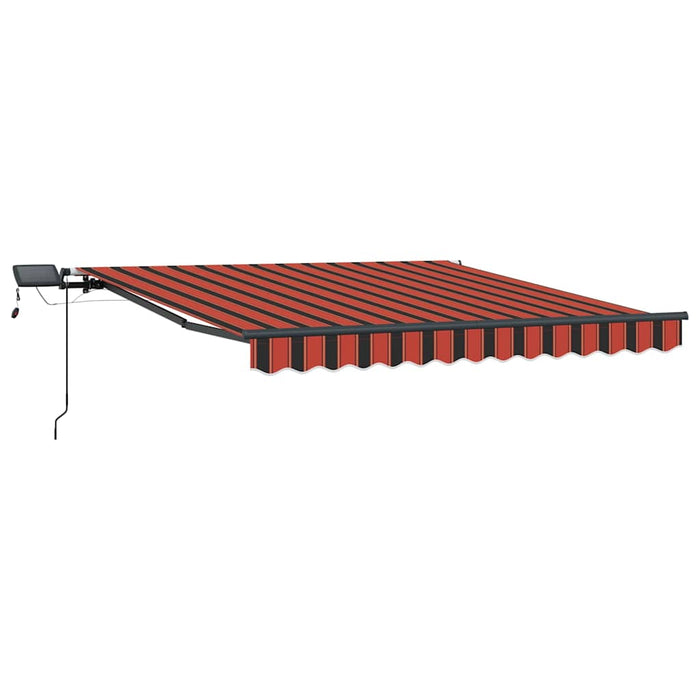 Cortina Retractabilă portocaliu și maro 300 x 250 cm țesătură - WALTI WALTI