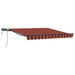 Cortina Retractabilă portocaliu și maro 300 x 250 cm țesătură - WALTI WALTI