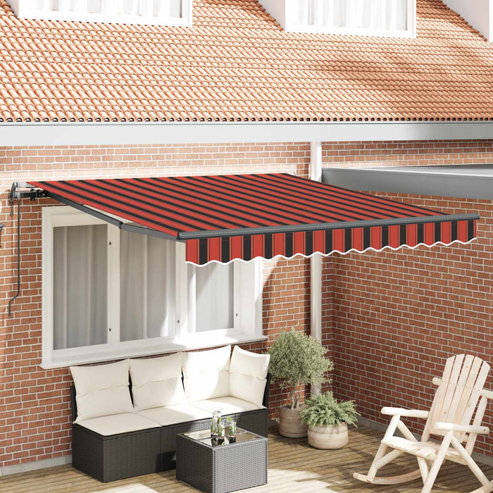Cortina Retractabilă portocaliu și maro 300 x 250 cm - WALTI WALTI