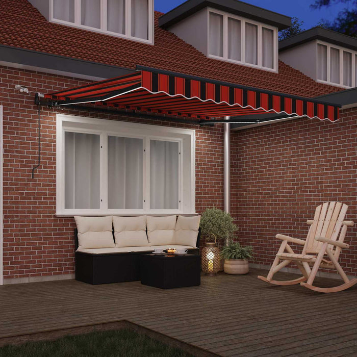Țesătură pentru copertină cu portocaliu și maro 300 x 250 cm - WALTI WALTI