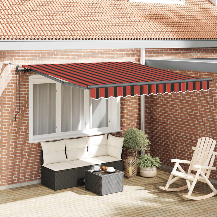 Țesătură pentru copertină cu portocaliu și maro 300 x 250 cm - WALTI WALTI