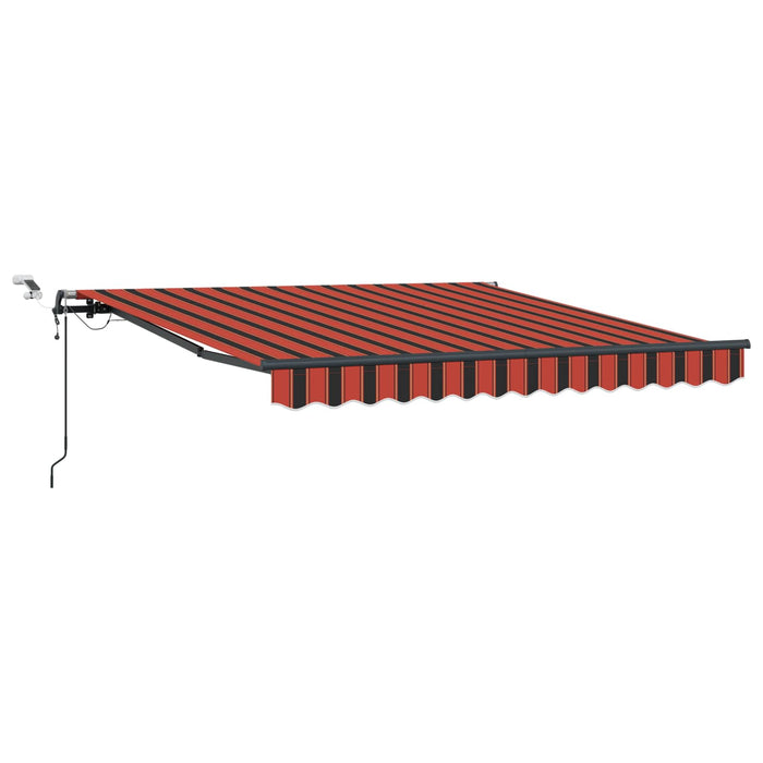Țesătură pentru copertină cu portocaliu și maro 300 x 250 cm - WALTI WALTI